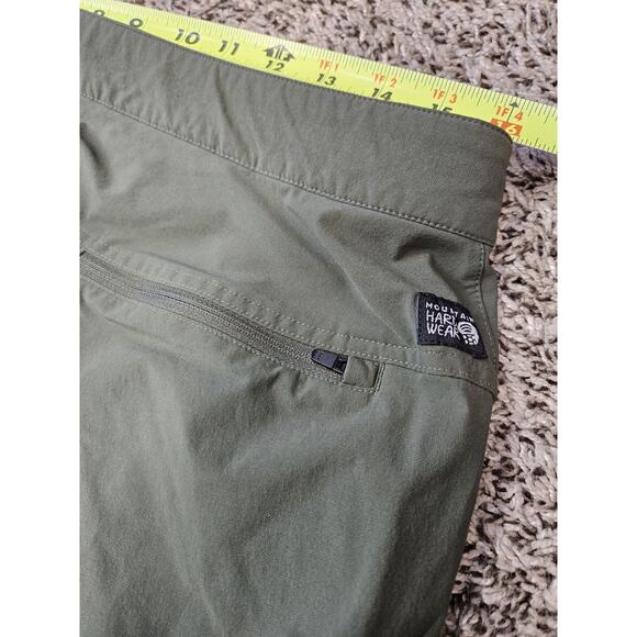 Mountain Hardwear Pants Mens 33x32 * Green Tech Outdoor Nylon Lightweight Active - Picture 9 of 9